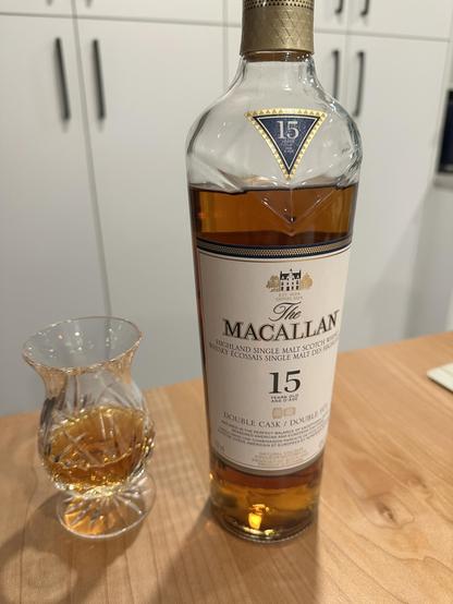 A wee dram of Macallan 15 for Robbie Burns
